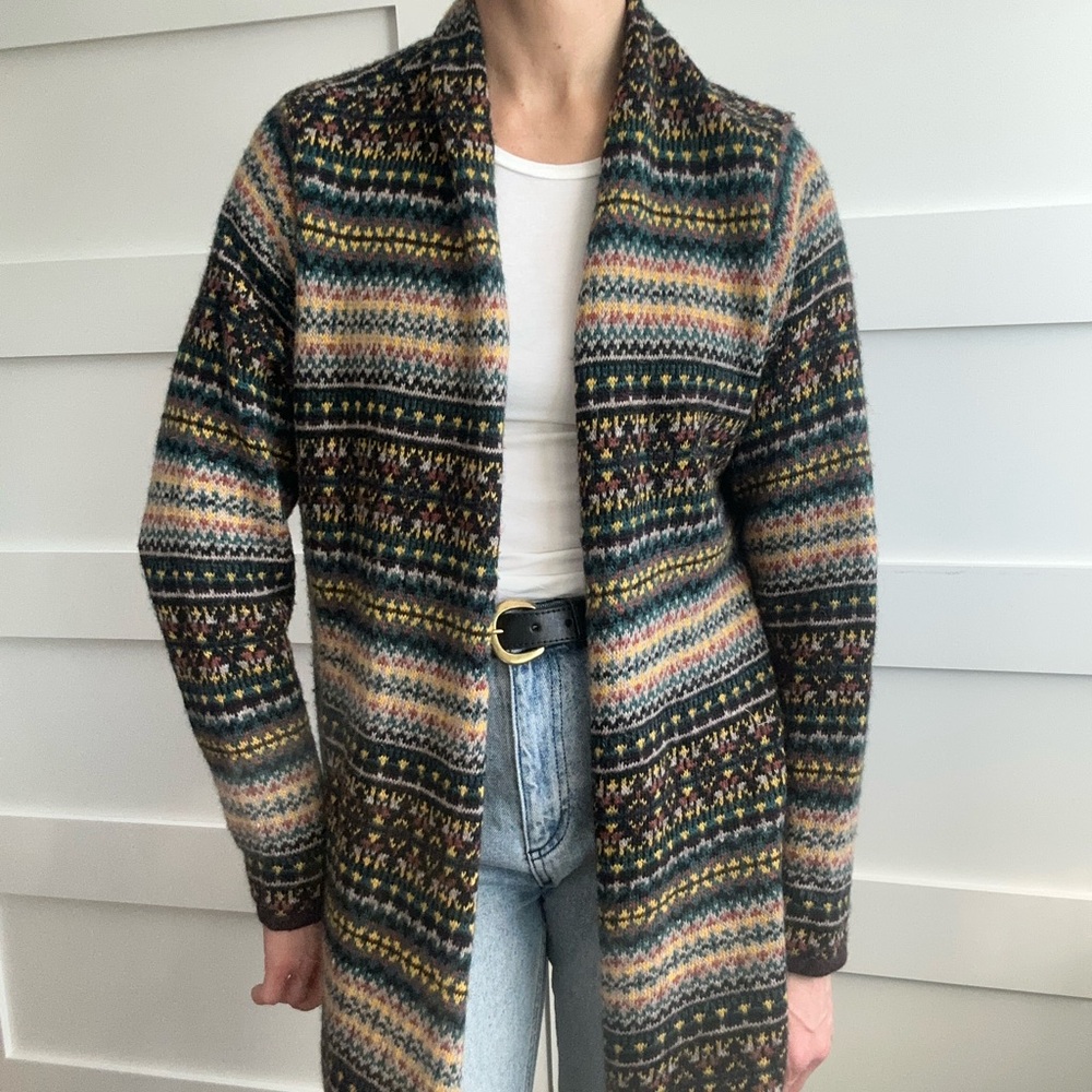 Ruff Hewn Multicolor Patterned Cardigan - Picture 6 of 8